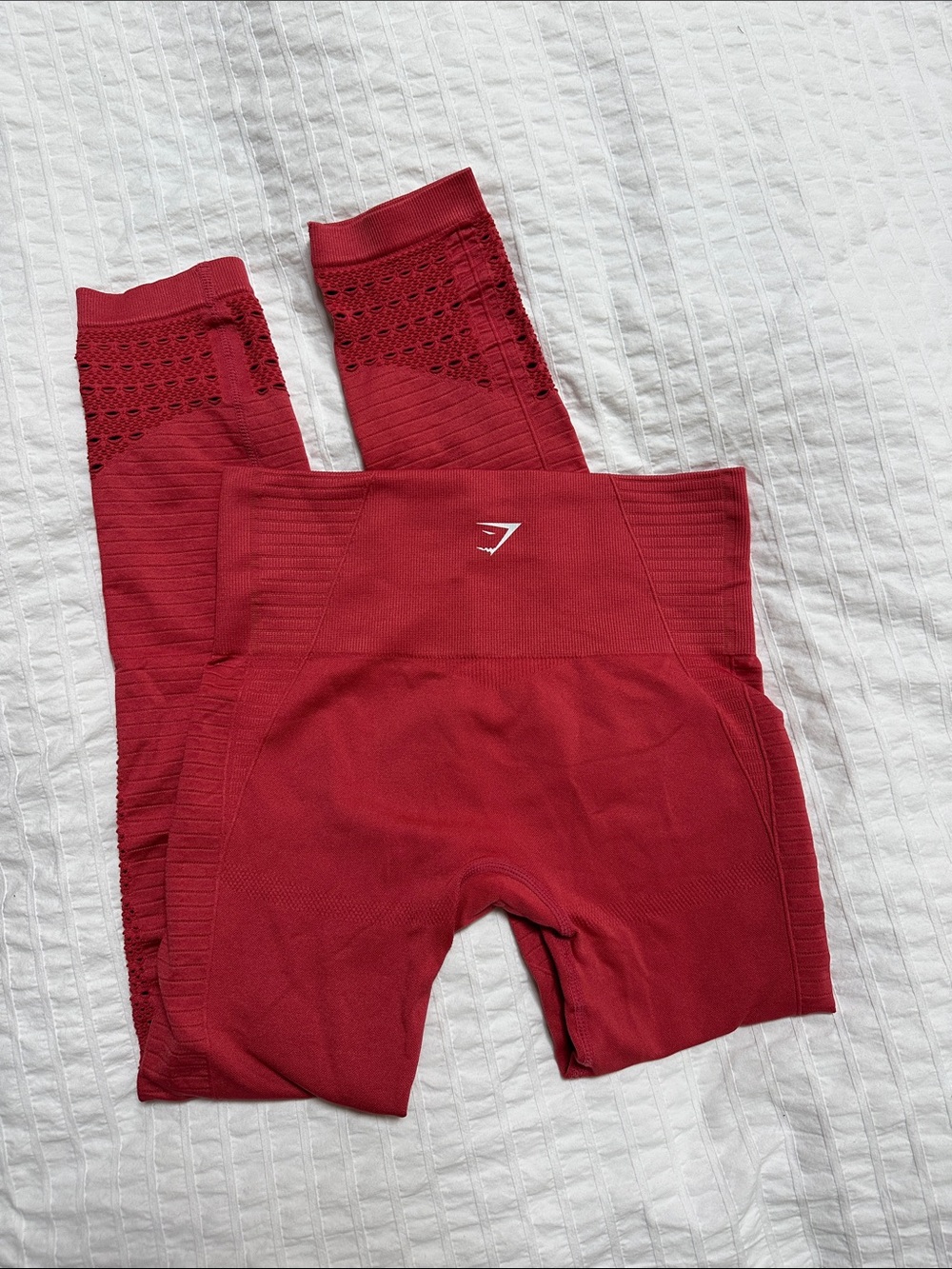 Gymshark Seamless High-Waist Leggings - pink/red